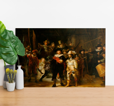 Rembrandts Nattvakt - Rembrandt van Rijn kanvas - Tenstickers