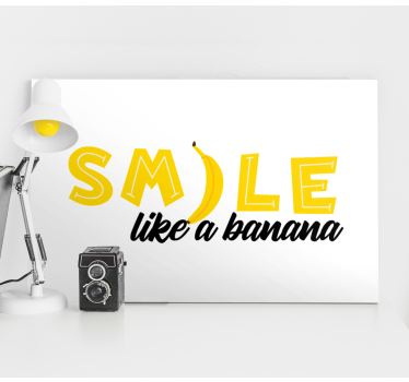 Roligt citat med banan canvas tavla citat canvas tavla - Tenstickers