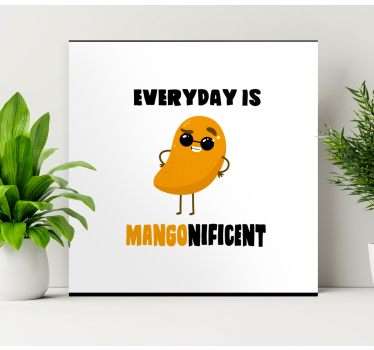 Roligt citat med mango canvas tavla citat canvas tavla - Tenstickers