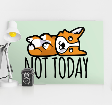 Söta hund motiverande citat hundcanvas tavla bilder - Tenstickers