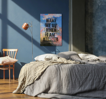 Stencil citat inspirerande citat på canva tavla - Tenstickers