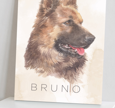 Tyska shepard hund canvas bilder - Tenstickers