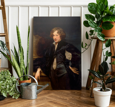 Van Dycks självporträtt  canvastavla  - Tenstickers