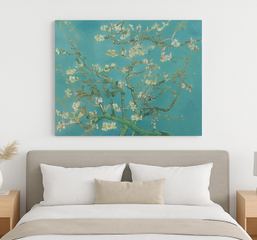 Van gogh mandelblomma Kanvas konst - Tenstickers