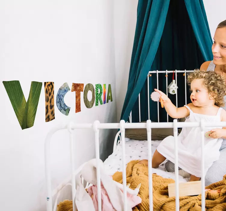 Personifierbara djungelbokstäver - Tenstickers