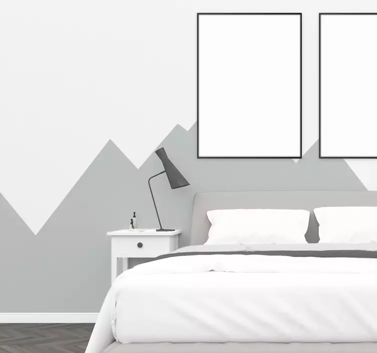 Klistermärke för vägg för bergrelief - Tenstickers