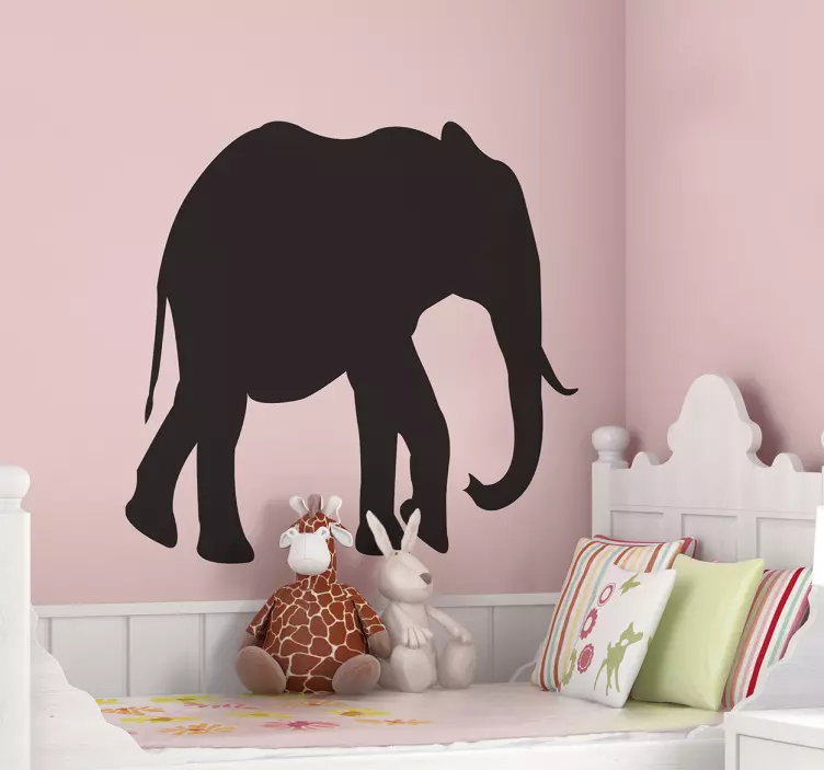 Elefant tavla vägg klistermärke - Tenstickers