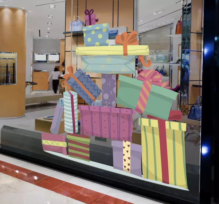 Nuvarande bergväggsklistermärke - Tenstickers