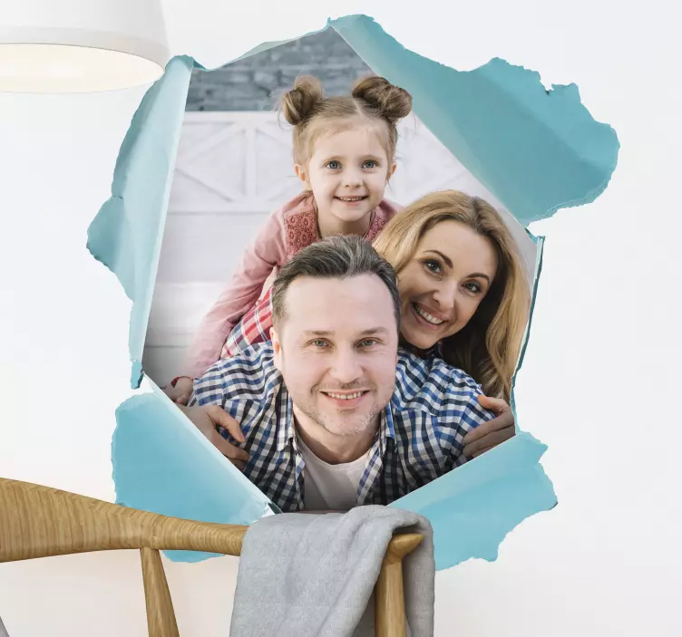 Rosa blommig utbrott blomma klistermärke - Tenstickers