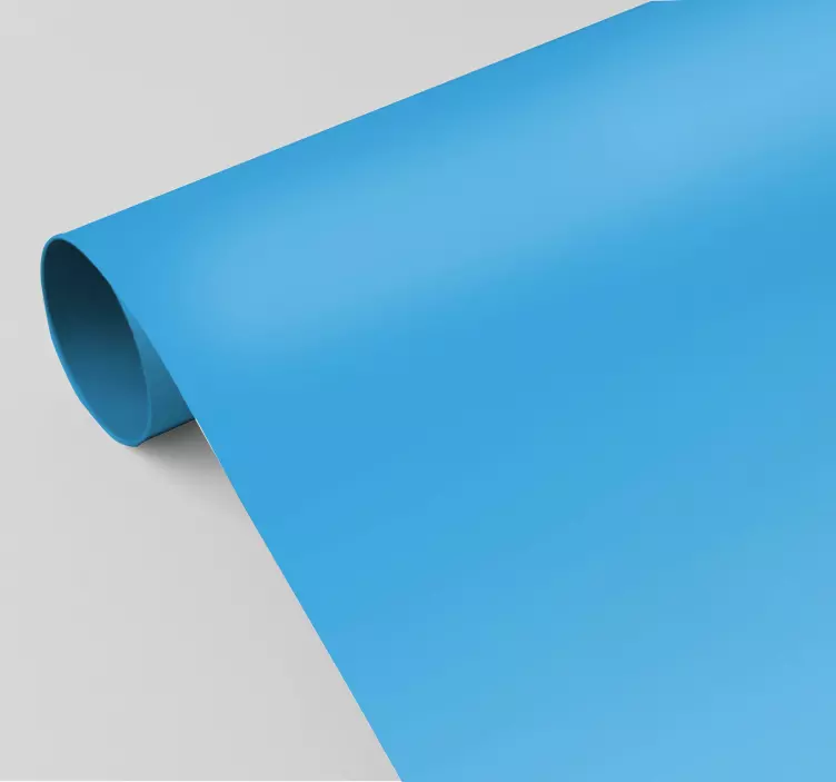 Blå enkel vinyl vägg - Tenstickers