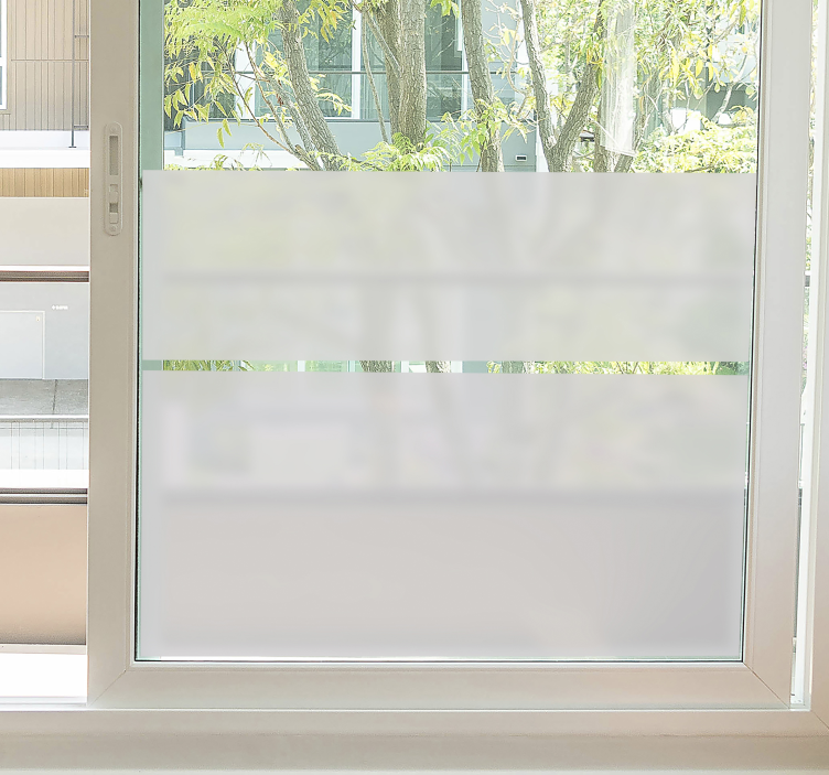 Genomskinligt glas klistermärke - Tenstickers