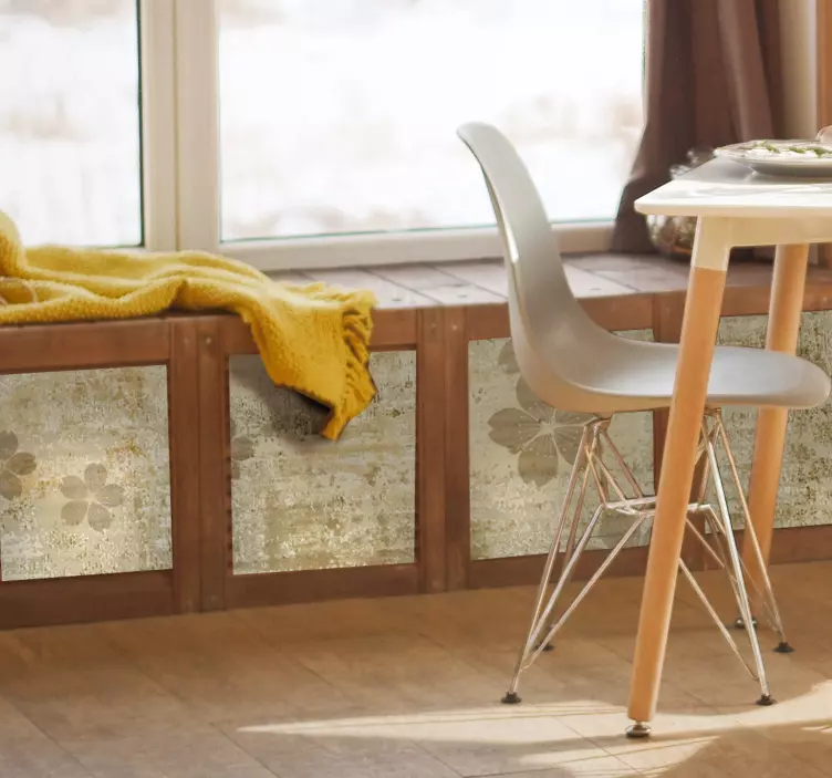 Blommönsteröverlägg klistermärken til möbler - Tenstickers