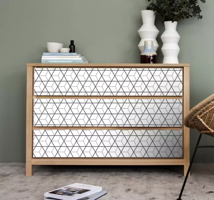 Skandinaviska motiv möbler klistermärke - Tenstickers