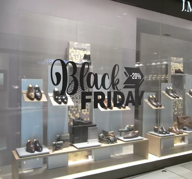 Personliga svart fredag svart fredag klistermärken - Tenstickers