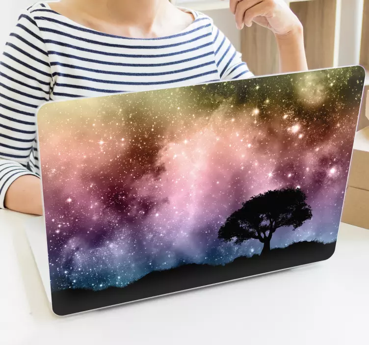 Personlig bärbar dator klistermärke - Tenstickers