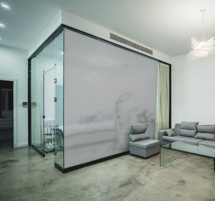 Genomskinligt glas klistermärke - Tenstickers