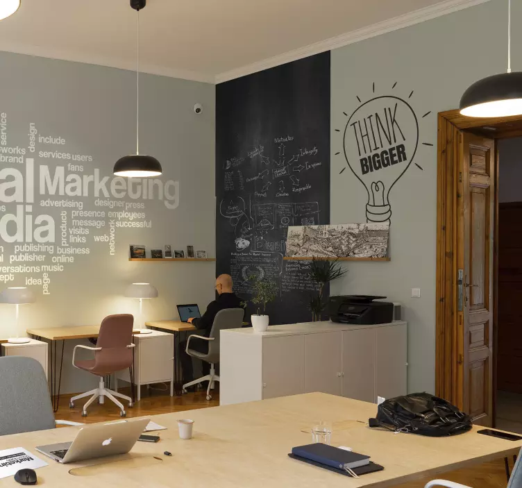 Tavla vinyl klistermärke - Tenstickers