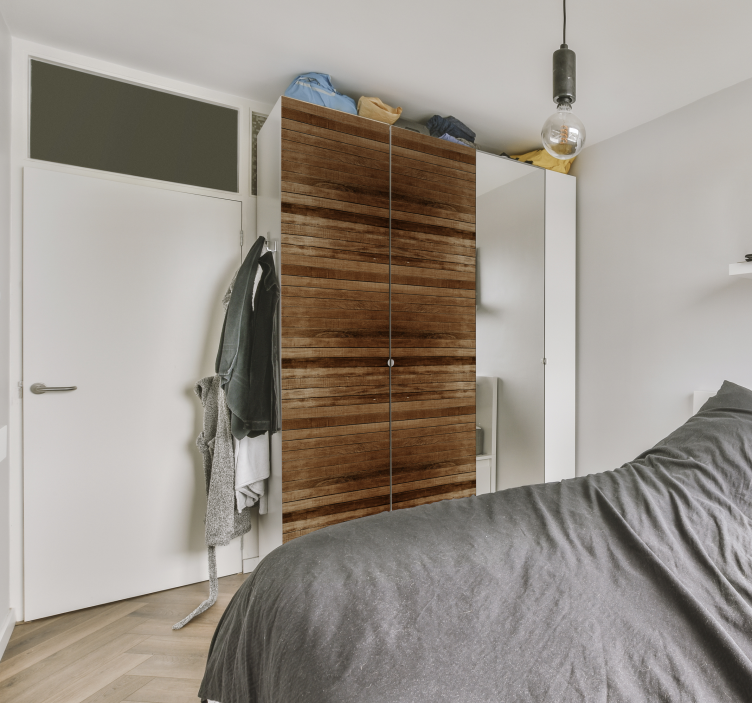 Listones de madera Väggklistermärken möbler - Tenstickers