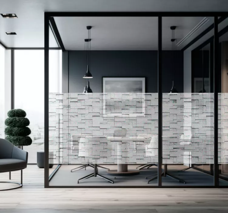 Translúcido textura Väggklistermärken fönster och glas - Tenstickers