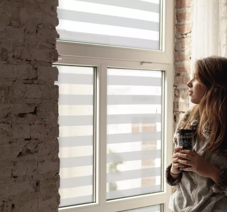 Genomskinligt ark för fönsterklistermärke - Tenstickers