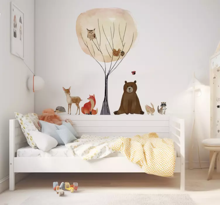 Djur vilda djur dekaler - Tenstickers