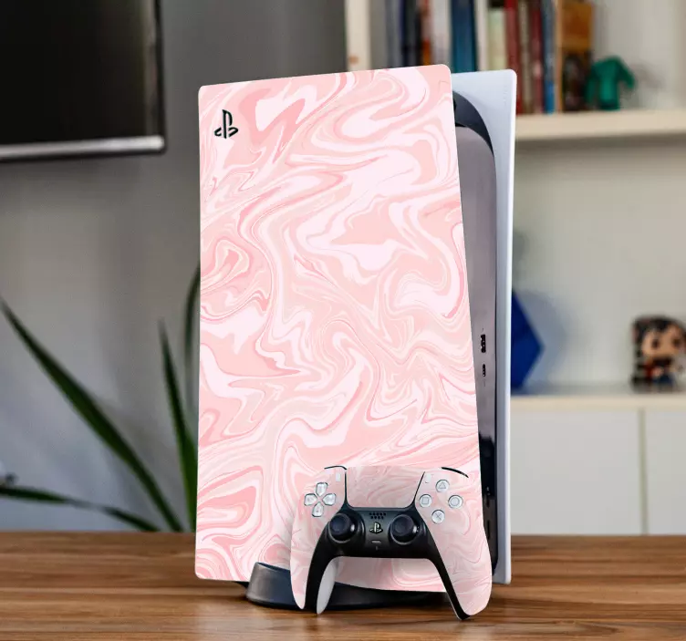 Ps4 marmorrosa ps4-klistermärken - Tenstickers