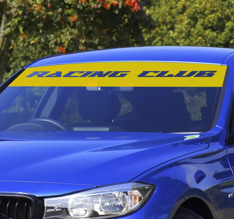 Anpassat enfärgat solskydd Väggklistermärken bilar - Tenstickers