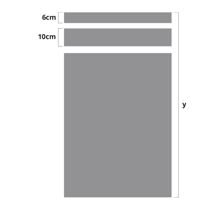 Linjer för dörrlinjeklistermärke - Tenstickers