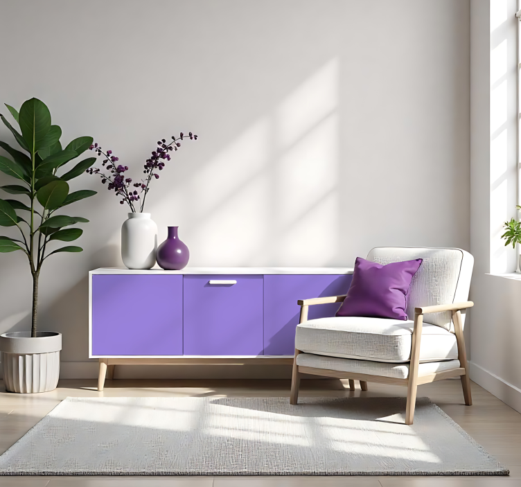 Matt lila enfärgad arkklistermärke - Tenstickers