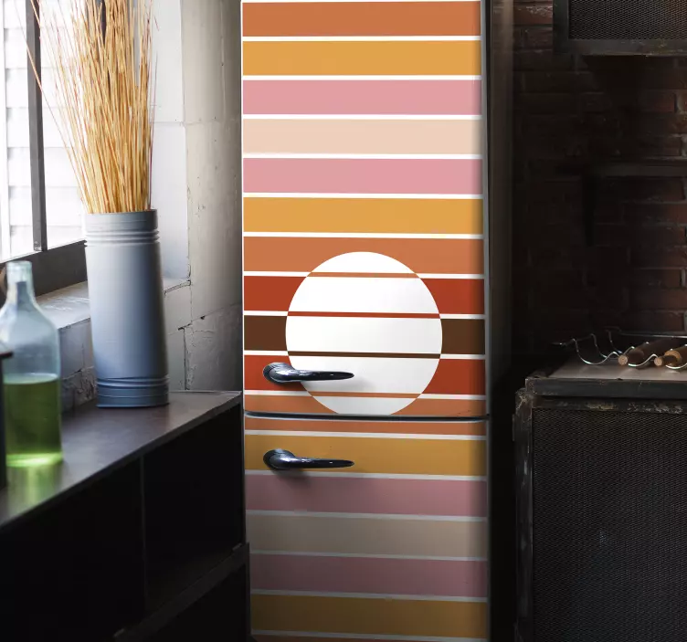 70-tals solskåp vinyl klistermärke - Tenstickers