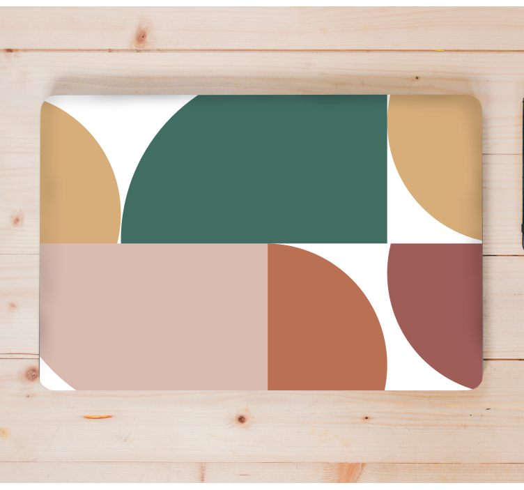Abstrakta mönster geometriska konst bärbar dator skinn - Tenstickers