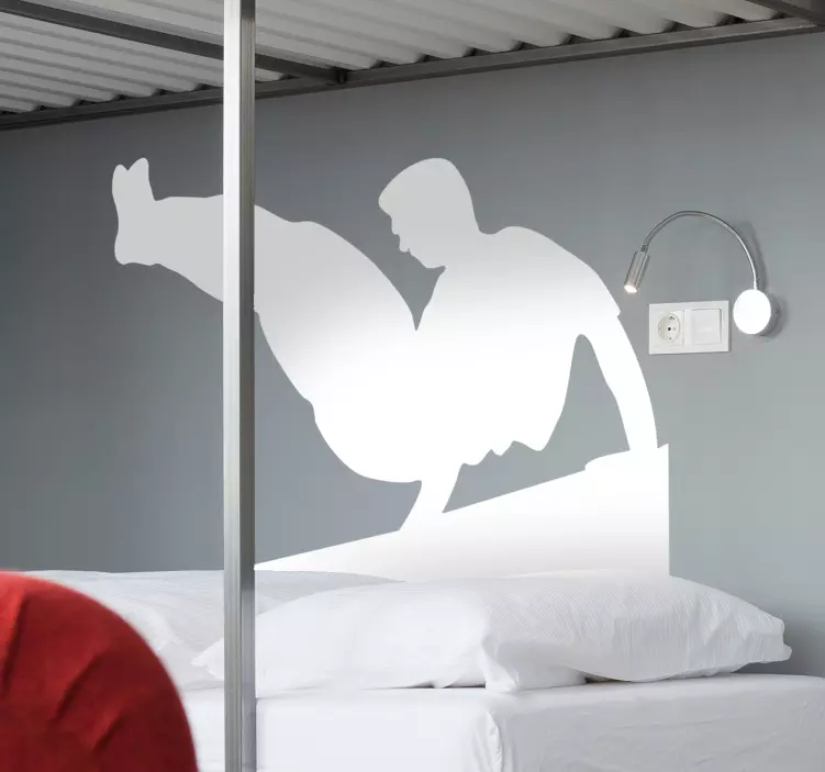 Akrobatisk parkour klistermärke - Tenstickers