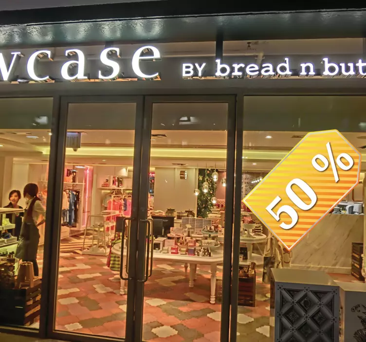 Anpassad försäljningsetikett rea-klistermärke - Tenstickers