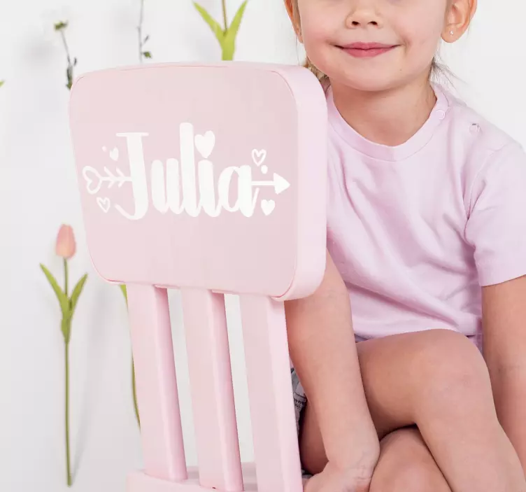 Anpassat namn kärlek anpassad klistermärke - Tenstickers