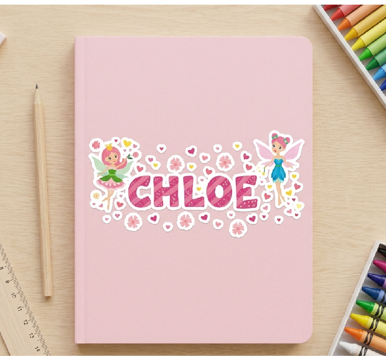 Anpassningsbar klistermärke med älvtema för vägg - Tenstickers