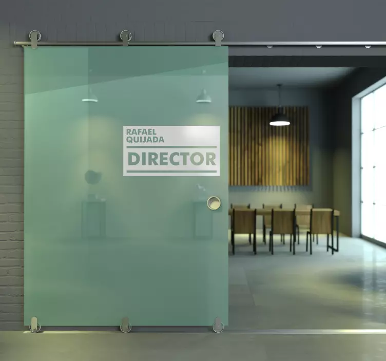 Anpassningsbar last klistermärken dörrar - Tenstickers