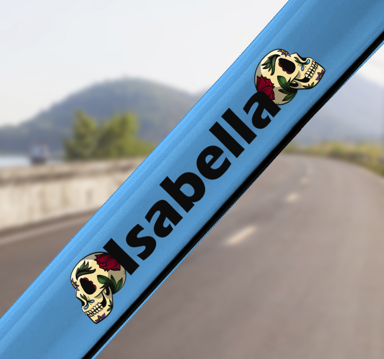 Anpassningsbar klistermärke för skallecykel - Tenstickers