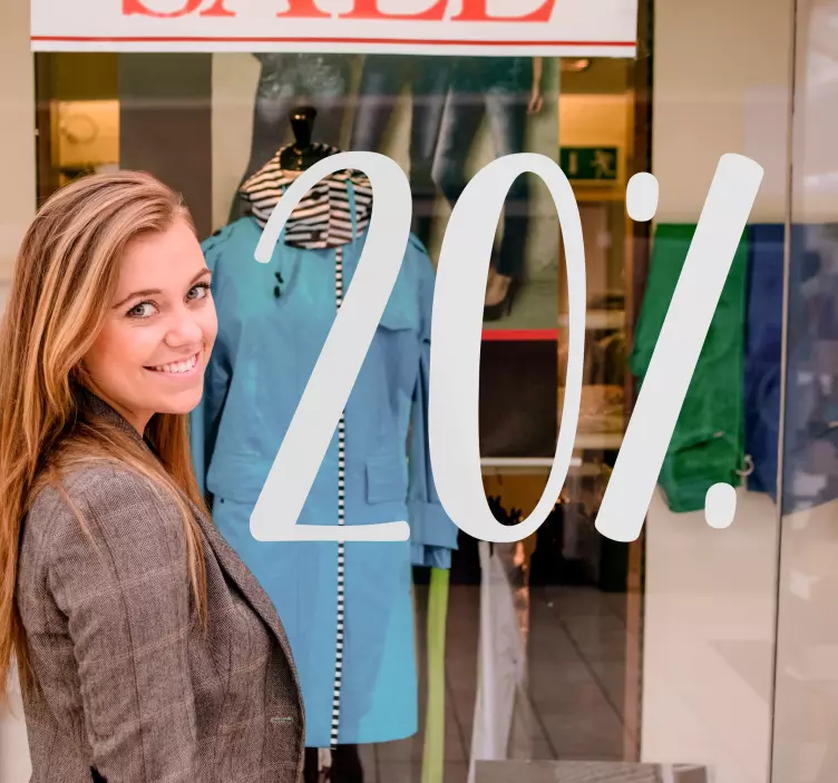 Anpassningsbara klistermärken för försäljningsnummerförsäljning - Tenstickers