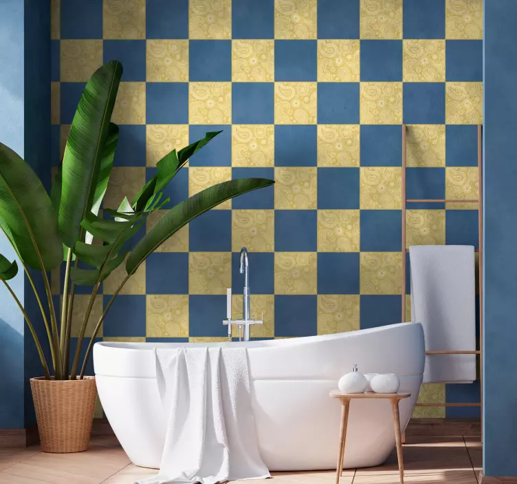 Arabiska paisley dekoration vägg klistermärke - Tenstickers