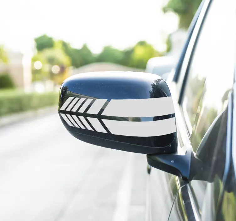 Bakifrån bil vinyl klistermärke - Tenstickers