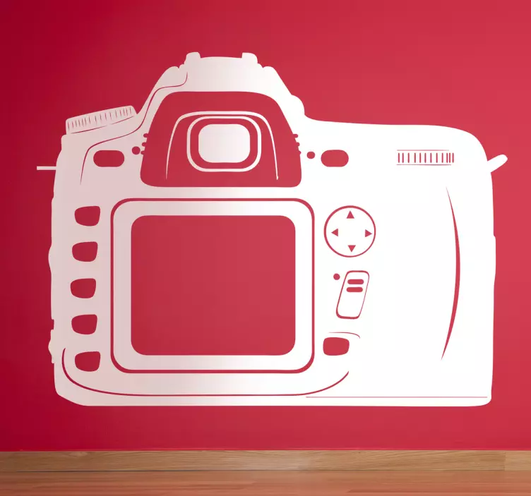 Bakifrån digital kamera klistermärke - Tenstickers