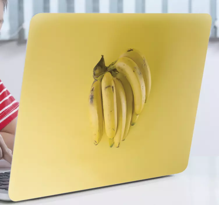 Bananälskare laptop dekal - Tenstickers