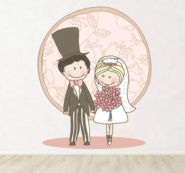 Bara gift klistermärke - Tenstickers