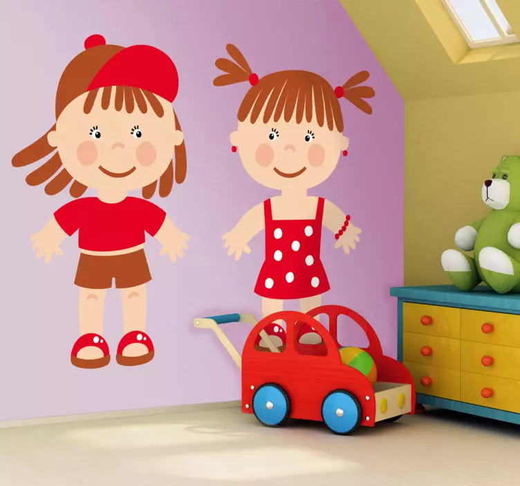 Barn klistermärken småbarn - Tenstickers