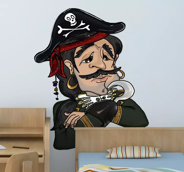 Barnens piratklistermärke - Tenstickers