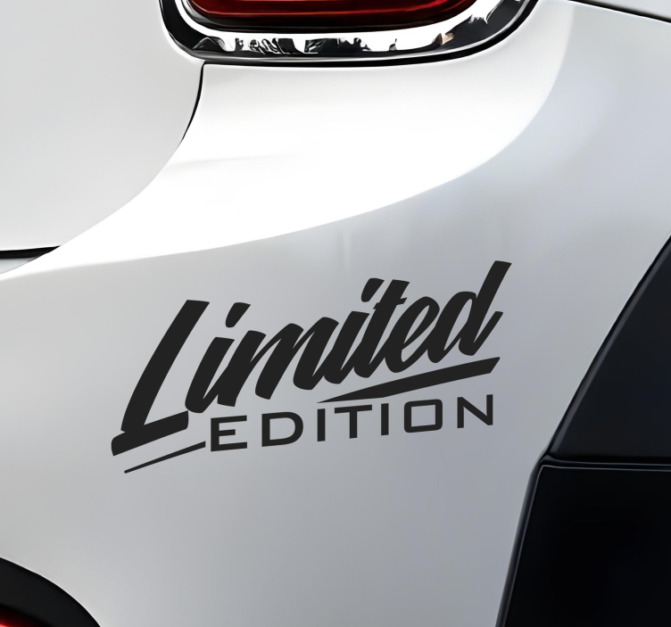 Begränsad upplaga bildekaler - Tenstickers