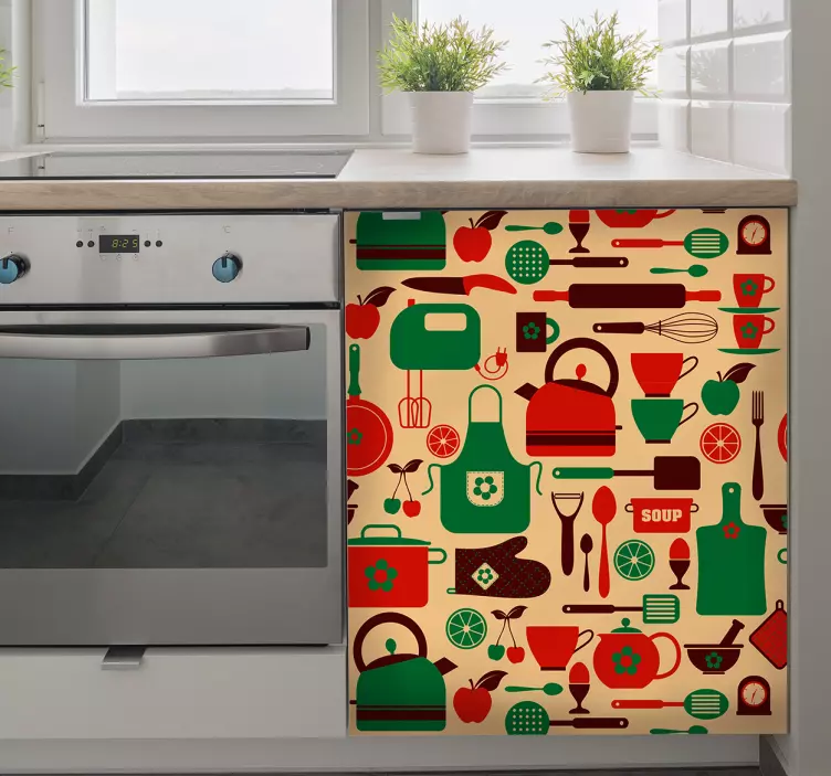 Bestick kök skåp möbler klistermärke - Tenstickers