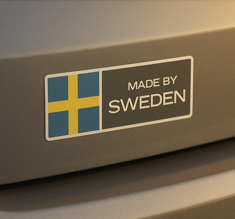 Bil klistermärke tillverkat i sverige - Tenstickers