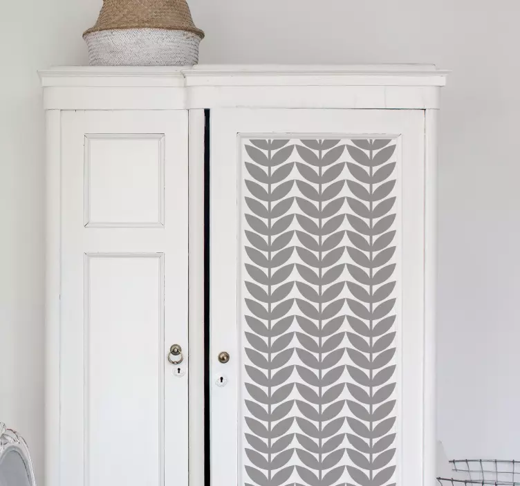 Blad mönster möbler klistermärke - Tenstickers