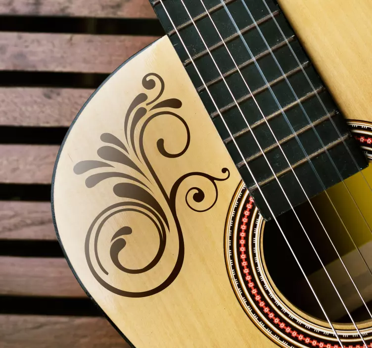 Blommig blommig vägg klistermärke - Tenstickers